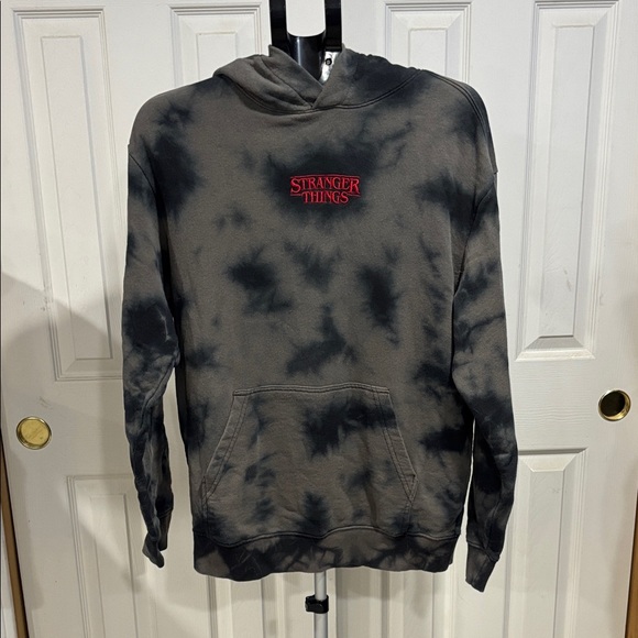 H&M Other - H&M Stranger Things Black and Gray Graphic Hoodie